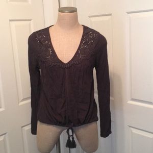 Billabong cotton lace top